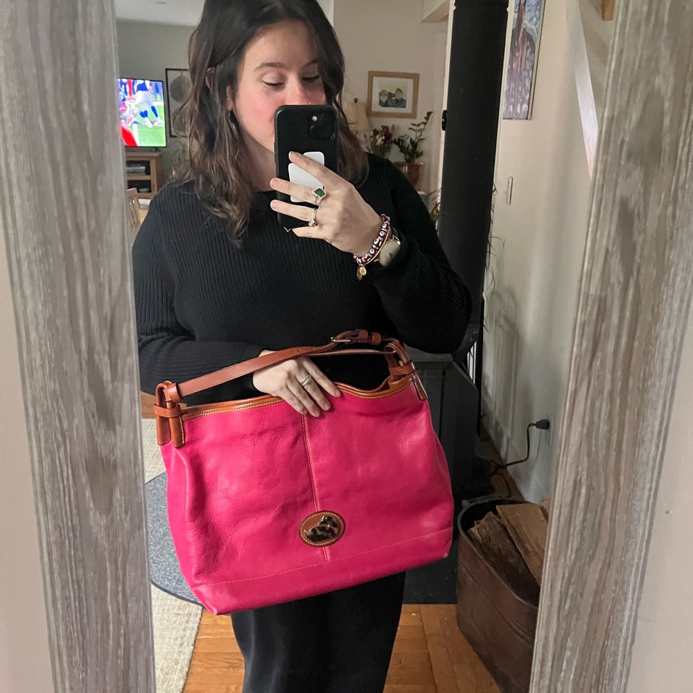 Dooney and Bourke Hot Pink Leather Bag